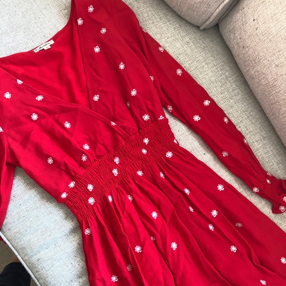 For Love and Lemons Chiquita longsleeve embroidered dress - Picture 8 of 9